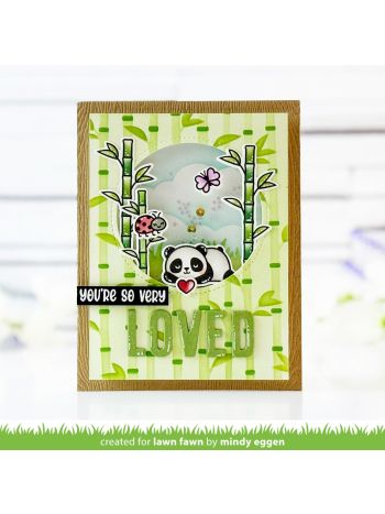 Lawn Fawn - bamboo - stencils