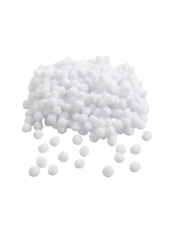 Mini Pompoms weiss 3mm