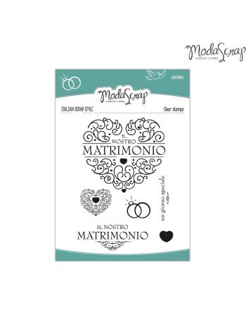 ModaScrap - Il Nostro Matrimonio 2-001 - Clear Stamp