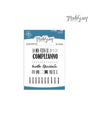 ModaScrap - La Mia Festa Di Compleanno - Clear Stamp