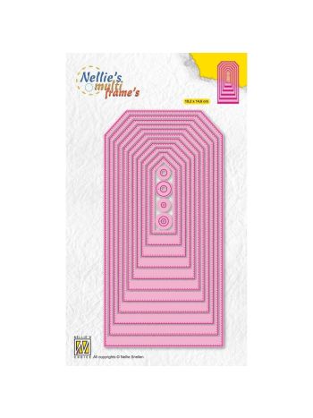 Nellie's Multi Frame Dies Stitched Straight Tag 2