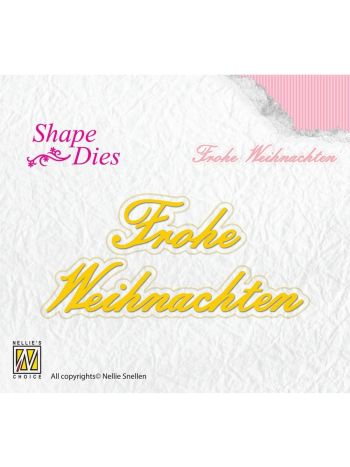 Shape Dies Frohe Weihnachten