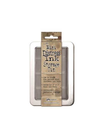 Ranger mini distress ink storage tin case