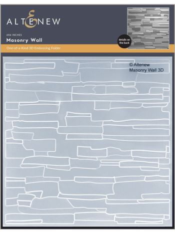 Altenew - 3D Embossing Folder - Masonry Wall