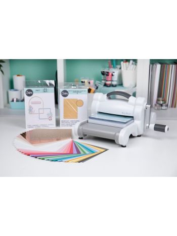 Sizzix - Big Shot Starter Kit - Weiss und Grau