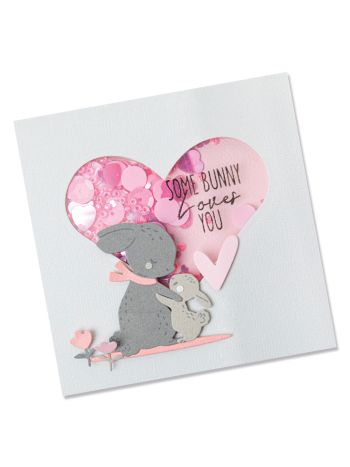 Framelits Die w/Stamps by Olivia Rose Bunny Love 