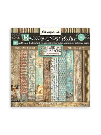 Land of Pharaohs Backgrounds 8x8 Inch Paper Pack