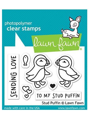 Lawn Fawn - stud puffin - Clear Stamp 2x3