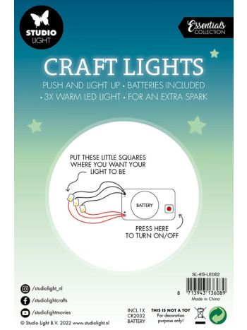 Craft Lights w/ Batteries Essential Tools (3pcs)