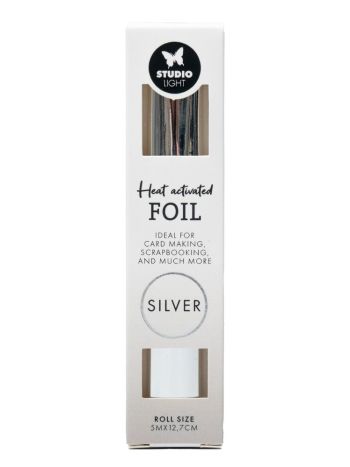 Silver Heat Activated Foil - 5m x 12,7cm