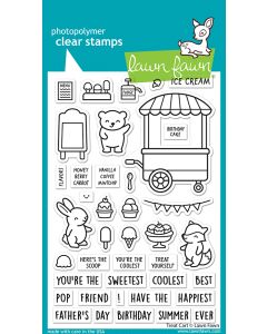 Lawn Fawn - Treat Cart - Clear Stamp 4x6