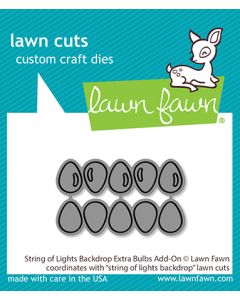 Lawn Fawn - String Of Lights Backdrop Extra Bulbs Add-On - Stand Alone Stanzen