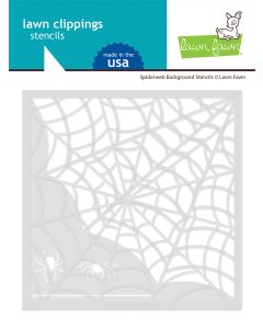 Lawn Fawn - Spiderweb Background - Stencils