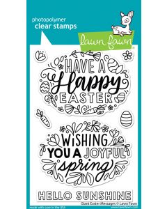 Lawn Fawn - Giant easter messages - Clear Stamp 4x6