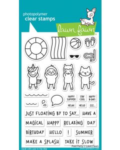 Lawn Fawn - Pool Party - Clear Stamp 4x6