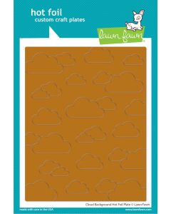 Lawn Fawn - Cloud Background - Hot Foil Plates