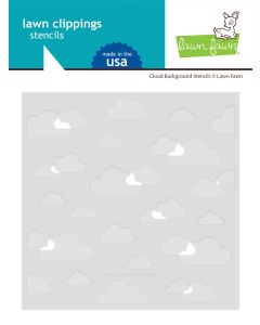 Lawn Fawn - Cloud Background - Stencils