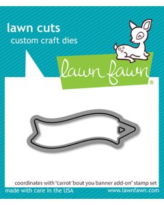 Lawn Fawn - Carrot 'bout you Banner Add-on - Stanzen