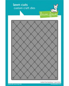 Lawn Fawn - Quilted star backdrop - Stand Alone Stanzen