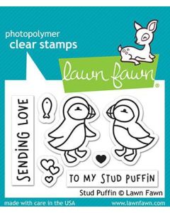 Lawn Fawn - stud puffin - Clear Stamp 2x3