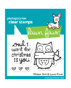 Winter Owl by Lawn Fawn