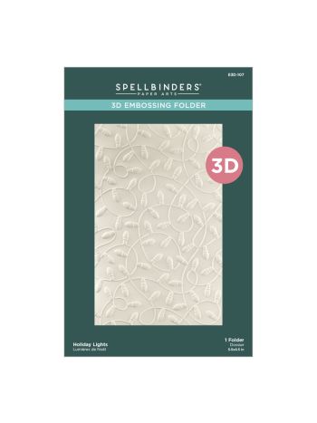 Holiday Lights 3D Embossing Folder