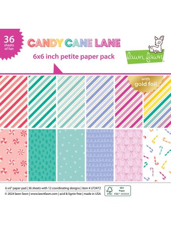 Lawn Fawn - Candy Cane Lane - Petite Paper Pack