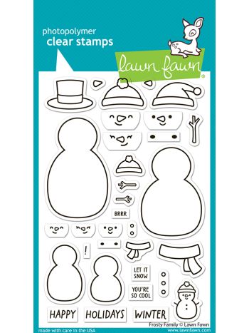 Lawn Fawn Frosty Family Stempelset 4x6