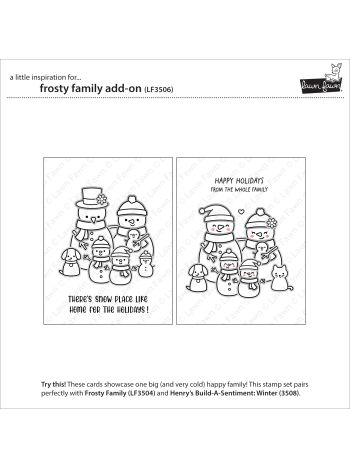 Frosty Family Add-On Stempel Set