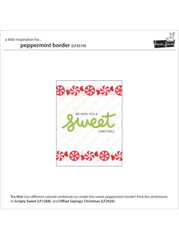 Lawn Fawn Peppermint Border Stand Alone Stanzen