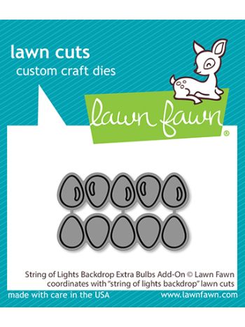 Lawn Fawn - String Of Lights Backdrop Extra Bulbs Add-On - Stand Alone Stanzen