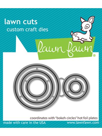 Lawn Fawn - Bokeh Circles Hot Foil Plates - Lawn Cuts