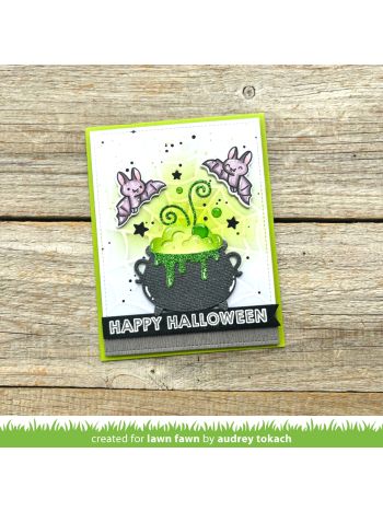 Lawn Fawn - Spiderweb Background - Stencils