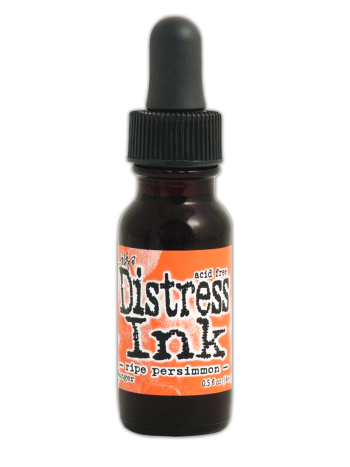 Tim Holtz Distress Ink Pad Re-Inker - Ripe Persimmon