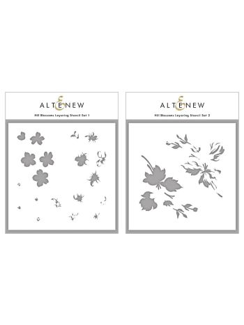 Altenew - Hill Blossoms - Layering 2 in 1 Schablone