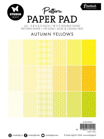 Autumn Yellow A5 Paper Pad