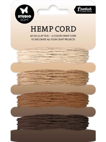 Hemp Cord Shades Of Brown 4colors x 5m