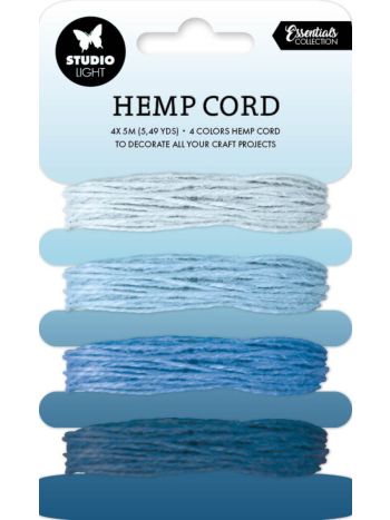 Hemp Cord Shades Of Blue 4 colors x 5m