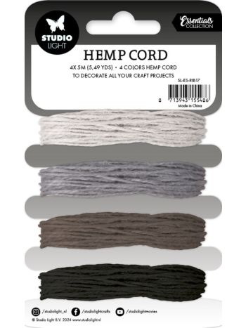 Hemp Cord Shades Of Grey