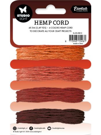 Hemp Cord Shades Of Orange 