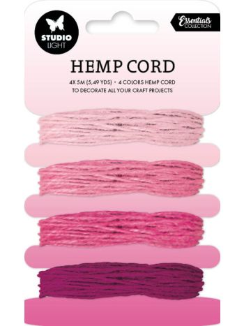 Hemp Cord Shades Of Pink 4colors x 5m