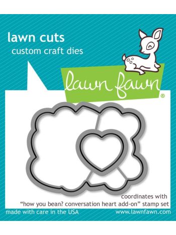 Lawn Fawn - How You Been? Conversation Heart Add-On - Stanze