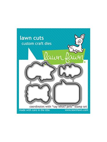 Lawn Fawn - Say What? Pets - Stanzen