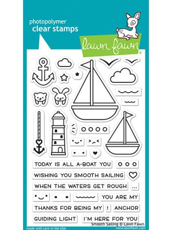 Lawn Fawn - Smooth Sailing - Clear Stamp 4x6