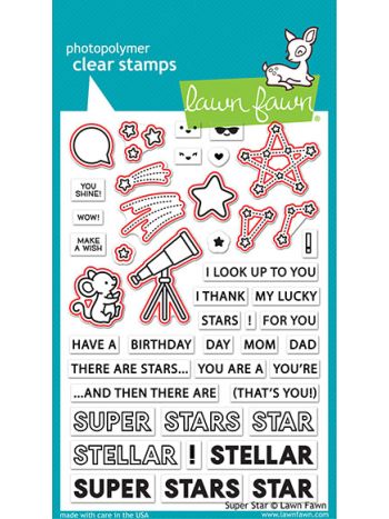 Lawn Fawn - super star - Stanzen