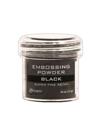 Ranger - Embossing Powder 1oz (16gr) - Super Fine Black