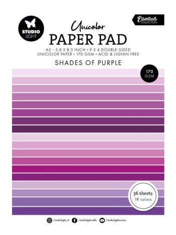 Shades Of Purple A5 Pattern Paper Pad