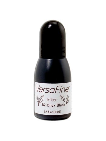 Tsukineko VersaFine Pigment Ink Reinker - Onyx Black 15ml