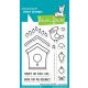 Lawn Fawn - Winter Birds Add-On - clear stamp set 3x4