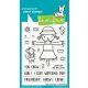 Lawn Fawn You Crow Girl Stempel 3x4